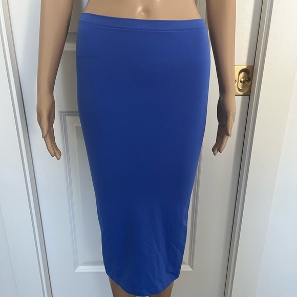 Wolford Egyptian blue mini dress/skirt - Picture 2 of 4